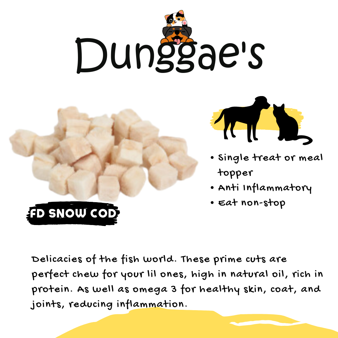 Premium Freeze Dried Snow Cod