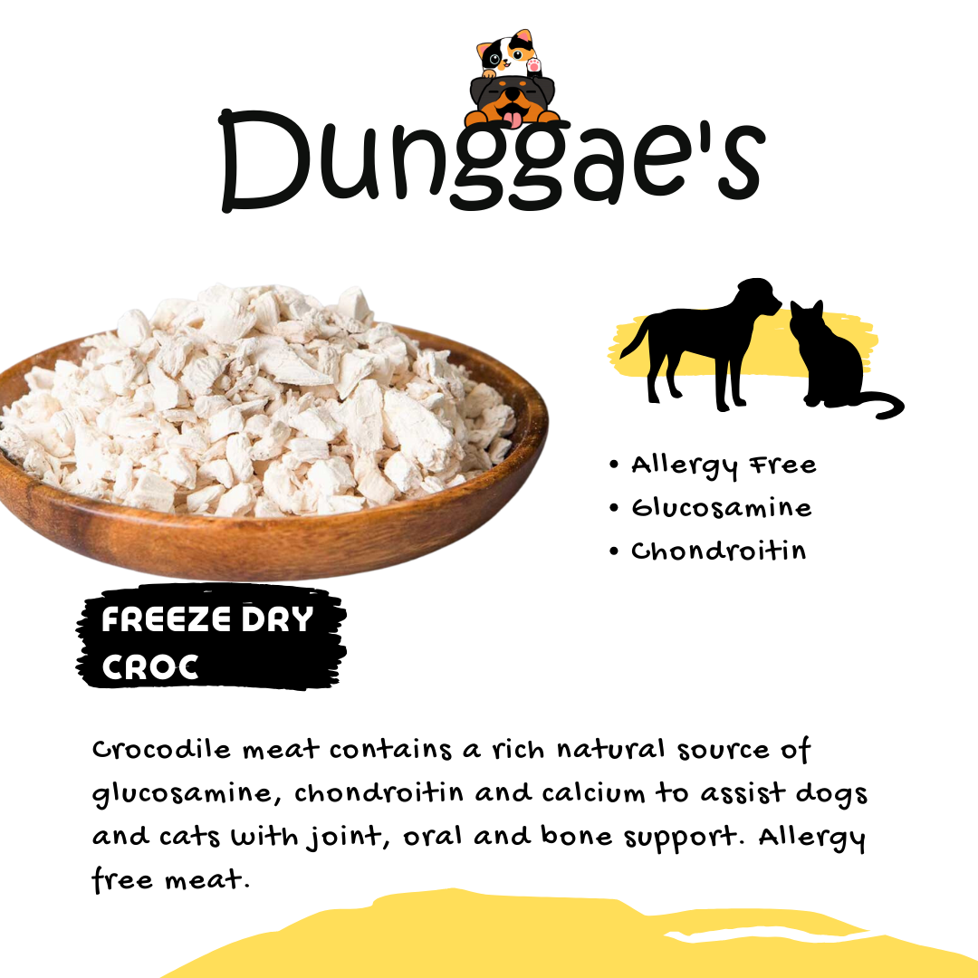 Crocodile meat for sales dogs