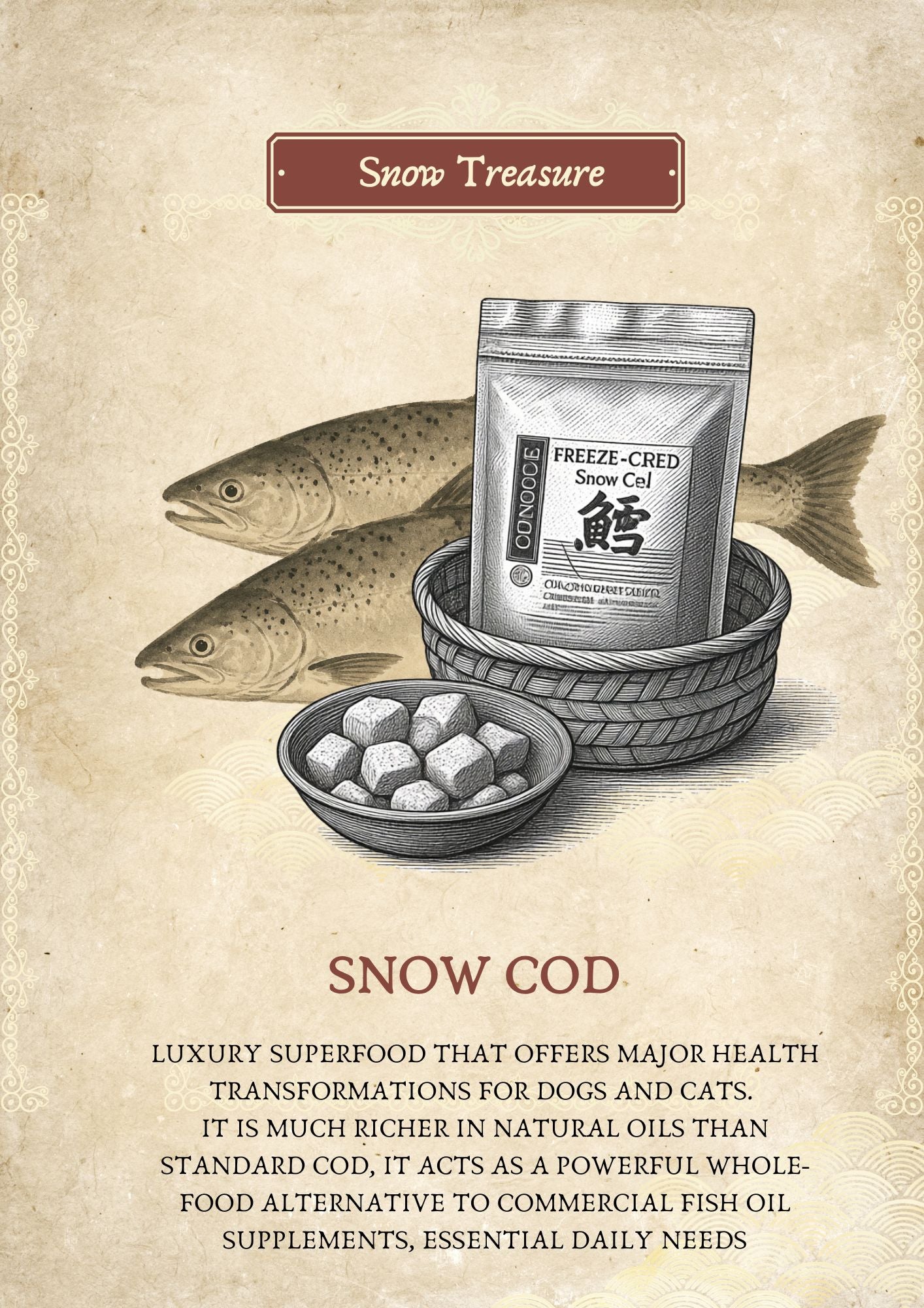 Dunggae's Premium Freeze Dried Snow Cod