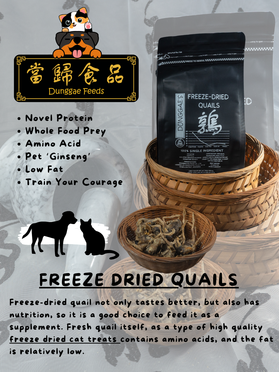 Freeze Dried Quail