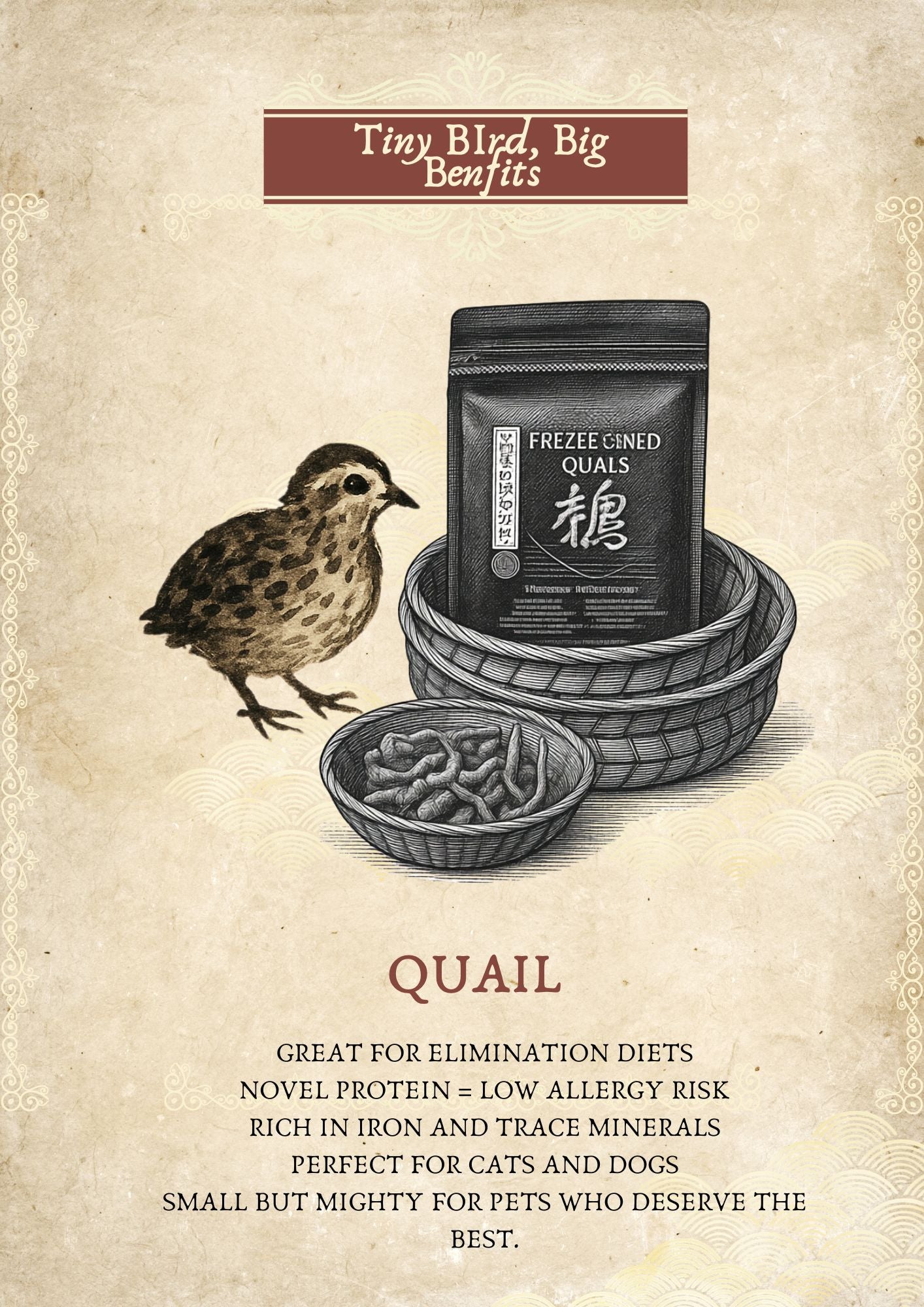 Dunggae's Freeze-Dried Quail