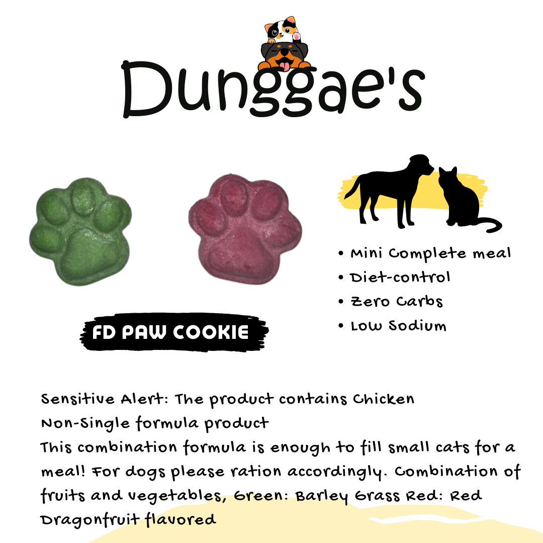 Freeze-dried Paw Cookie